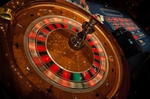A casino roulette